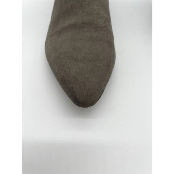 Madwell Nico Boot Chelsea Gray Suede Leather Ankle Booties Size 9 Pointed Toe - Picture 11 of 12